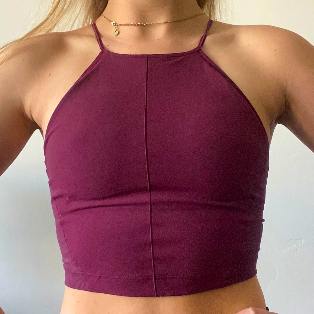 Purple Crop Top